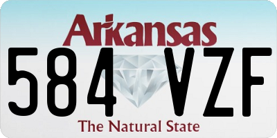 AR license plate 584VZF