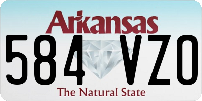 AR license plate 584VZO