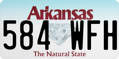 AR license plate 584WFH