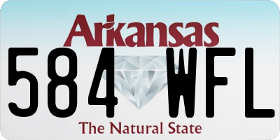 AR license plate 584WFL