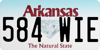 AR license plate 584WIE