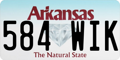 AR license plate 584WIK