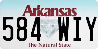 AR license plate 584WIY