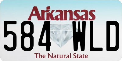 AR license plate 584WLD