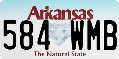 AR license plate 584WMB