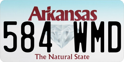 AR license plate 584WMD
