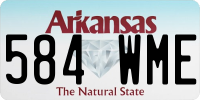 AR license plate 584WME