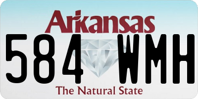 AR license plate 584WMH