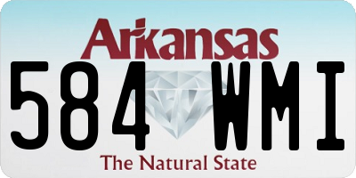 AR license plate 584WMI
