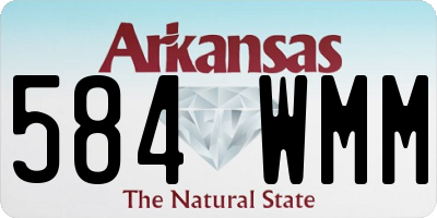 AR license plate 584WMM