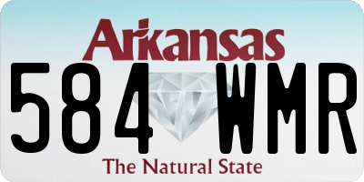 AR license plate 584WMR