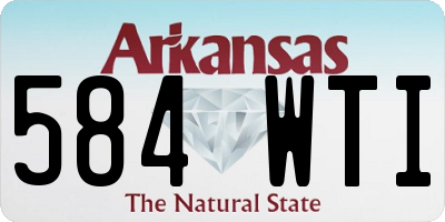 AR license plate 584WTI