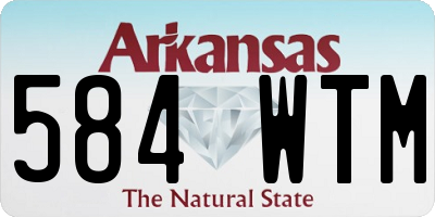 AR license plate 584WTM