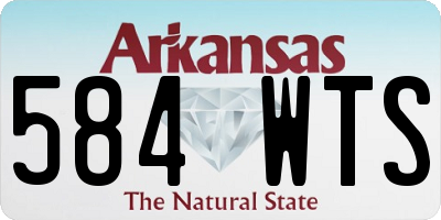 AR license plate 584WTS