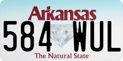 AR license plate 584WUL