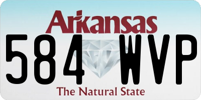 AR license plate 584WVP