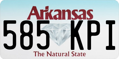 AR license plate 585KPI