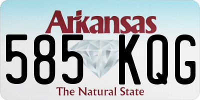 AR license plate 585KQG