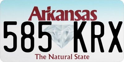 AR license plate 585KRX