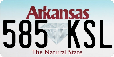AR license plate 585KSL