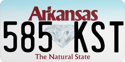 AR license plate 585KST