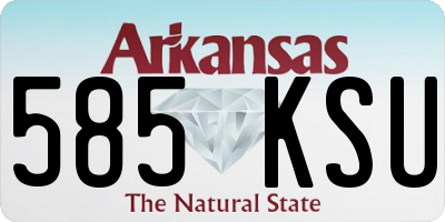 AR license plate 585KSU