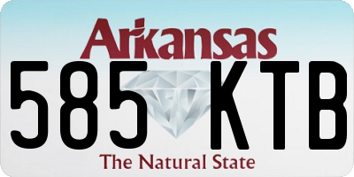 AR license plate 585KTB