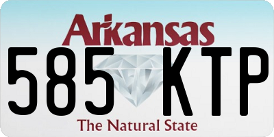 AR license plate 585KTP