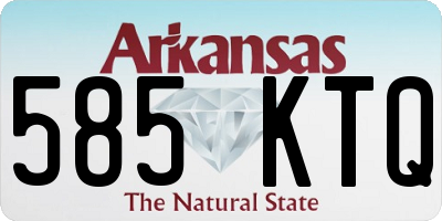 AR license plate 585KTQ