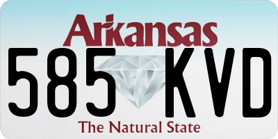 AR license plate 585KVD
