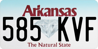 AR license plate 585KVF