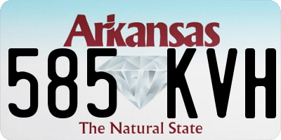 AR license plate 585KVH