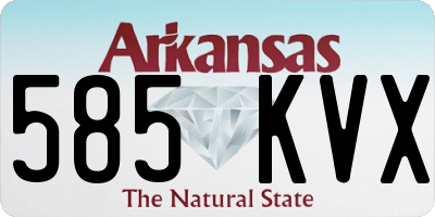 AR license plate 585KVX