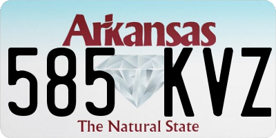 AR license plate 585KVZ