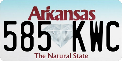 AR license plate 585KWC
