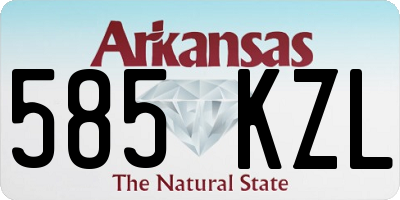 AR license plate 585KZL