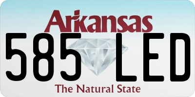 AR license plate 585LED