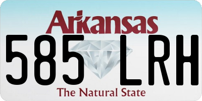 AR license plate 585LRH