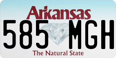 AR license plate 585MGH