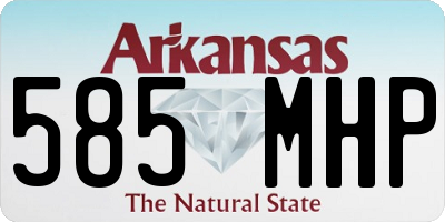 AR license plate 585MHP