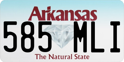 AR license plate 585MLI