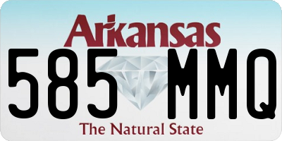 AR license plate 585MMQ