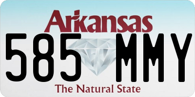 AR license plate 585MMY