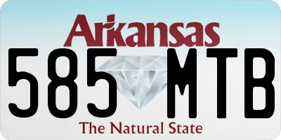 AR license plate 585MTB