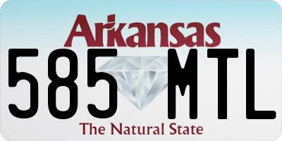 AR license plate 585MTL