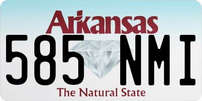 AR license plate 585NMI