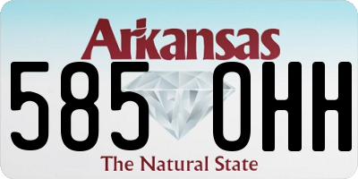 AR license plate 585OHH