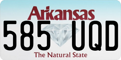 AR license plate 585UQD