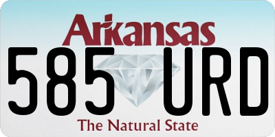 AR license plate 585URD