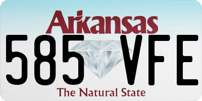 AR license plate 585VFE